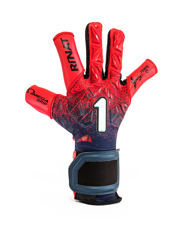 Guantes de Portero Rinat Fenix Superior Pro ROJO/AZUL MARINO - Golero Sport