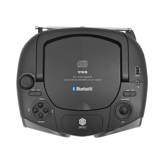 Radiograbadora Bluetooth Select Sound con Radio Fm, Entrada Usb
