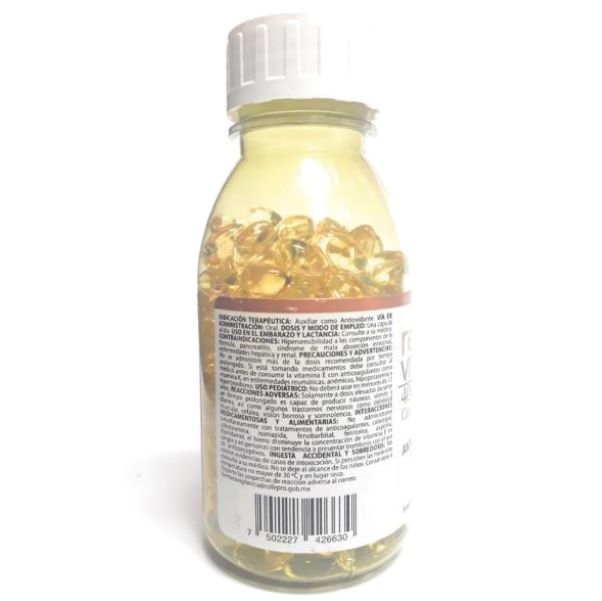 Suplemento Alimenticio, Vitamina E con 400mg, Revitare