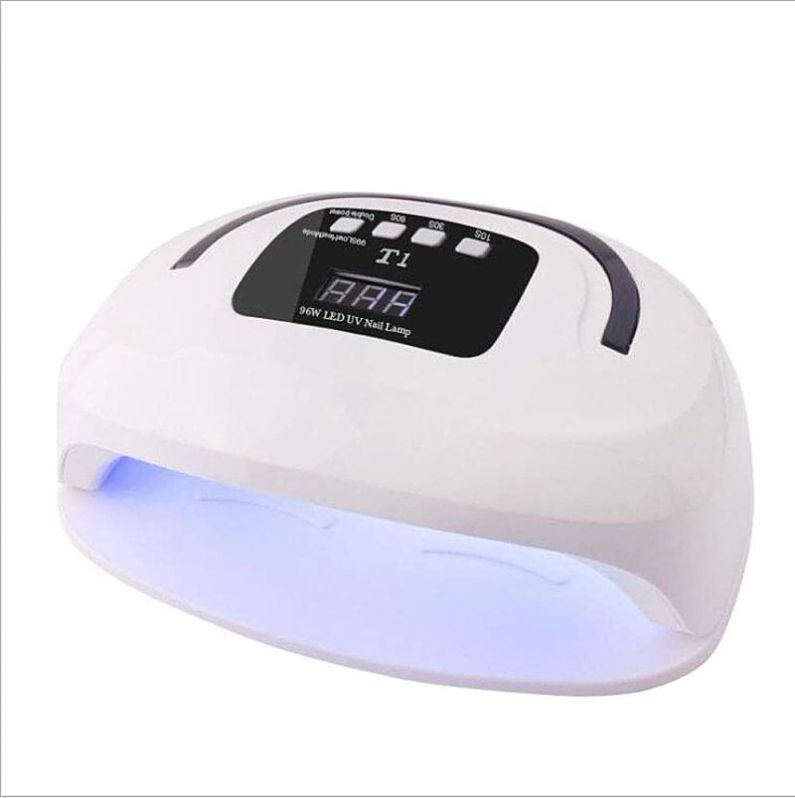 Lámpara De Uñas Led Uv 96w Secador De Uñas Para Dos Manos