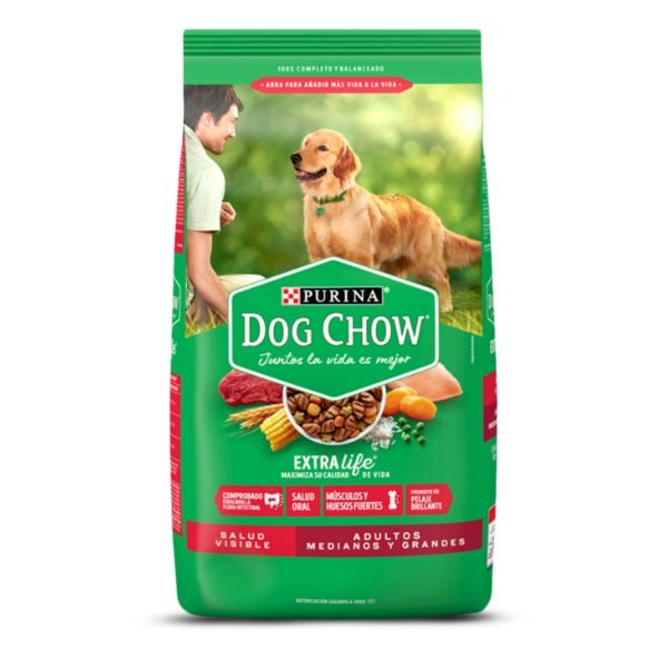 Alimento Para Perro Dog Chow Extra Life Adultos Medianos Y Grandes 2.0 Kg
