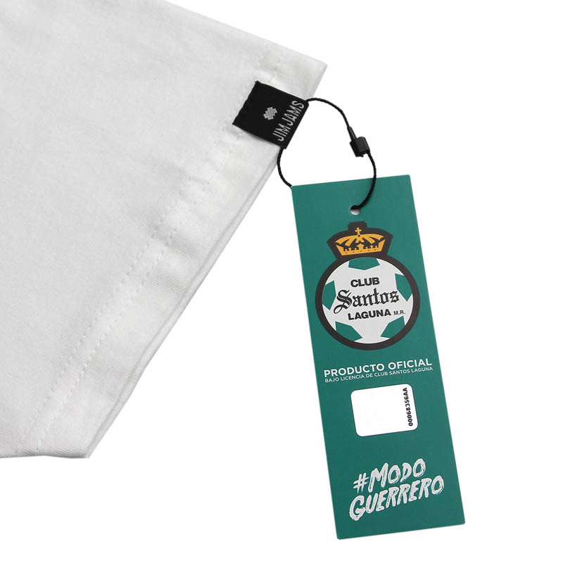 Playera Niño Santos Laguna  Somos Guerreros Blanco Producto Oficial