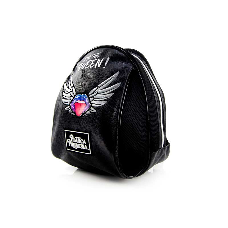 Mochila Original Los Polinesios IÂ´m the Queen Black (Incluye Corona)