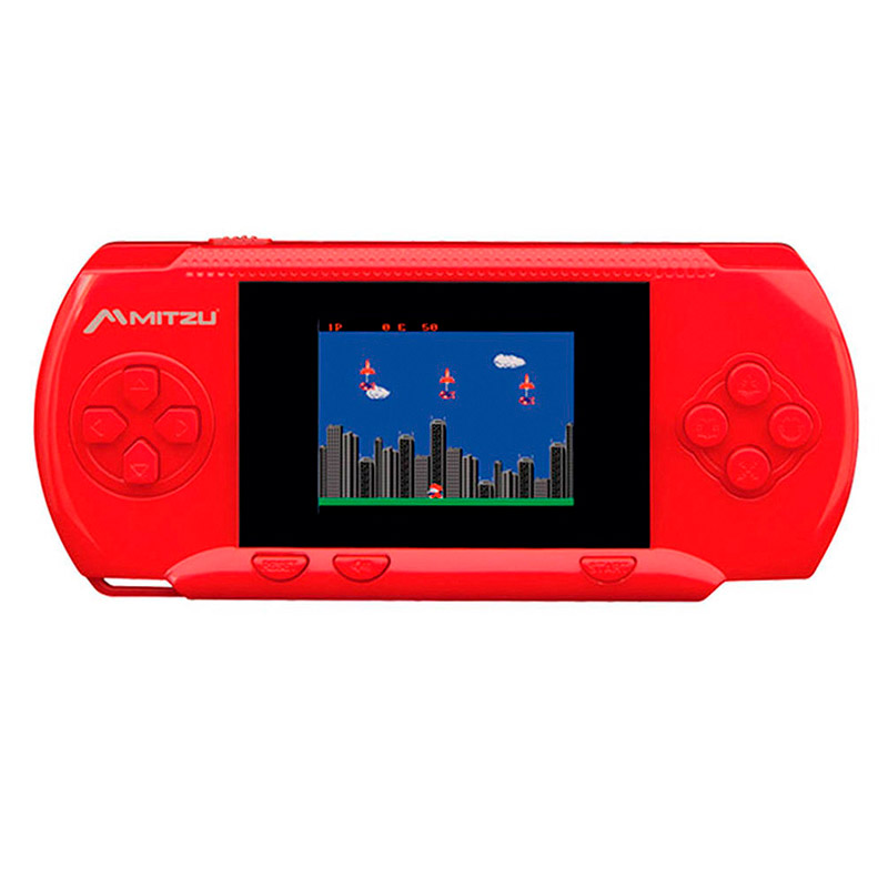 Consola portÃ¡til con 300 videojuegos roja