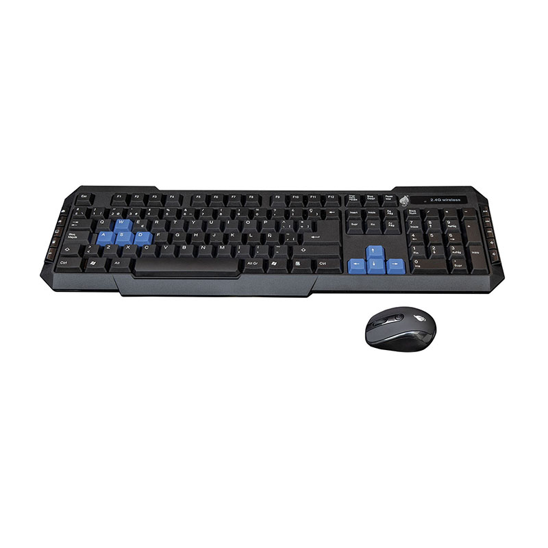 Kit multimedia teclado y mouse inalambrico green discount leaf