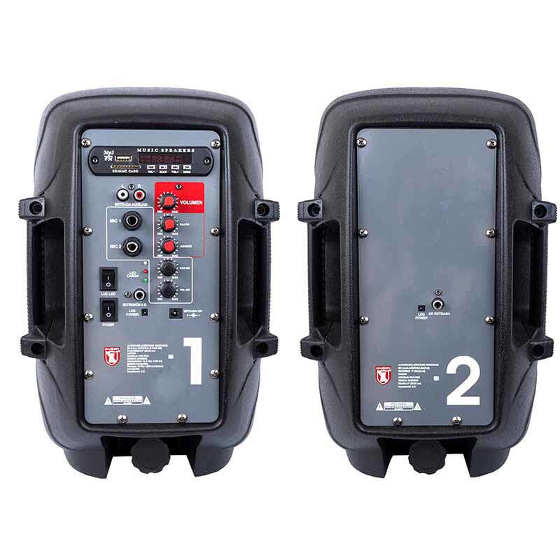 Sistema Profesional de Bafle Amplificado y Pasivo de 8" - Kaiser