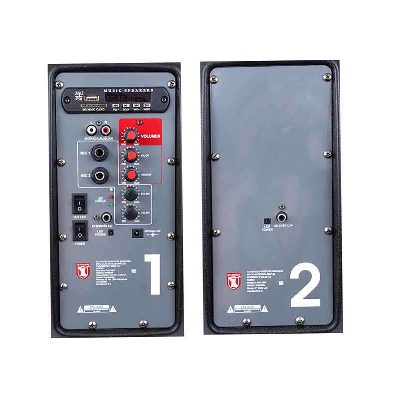 Sistema Profesional de Bafle Amplificado y Pasivo de 8" - Kaiser