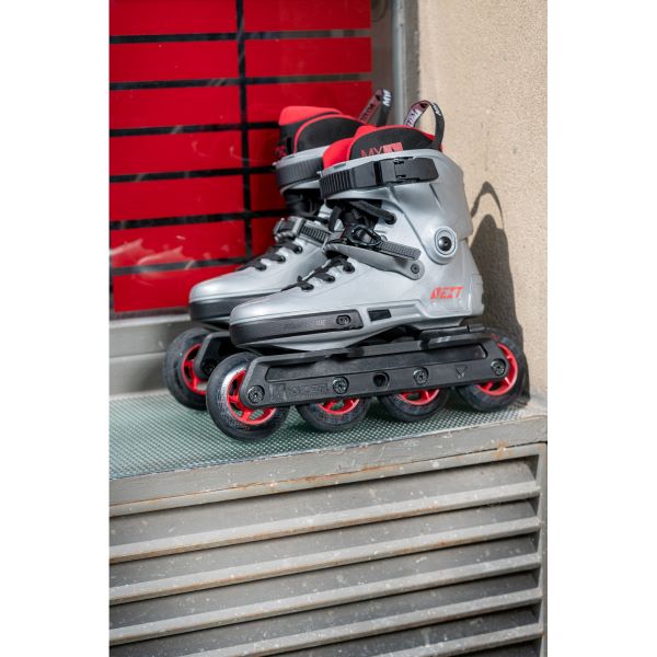 Patines Powerslide Next Burgundy Grey 90