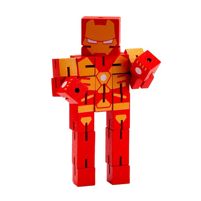 Juguete de madera  action Iron Man - Marvel