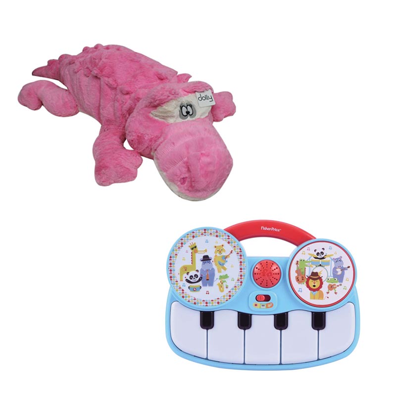 Bundle Piano Dj Fisher Price Y Cocodrilo Rosa