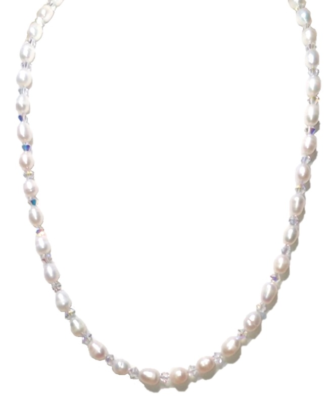 Set Perla Cultivada Cristals Swarovski Broche De Plata A010