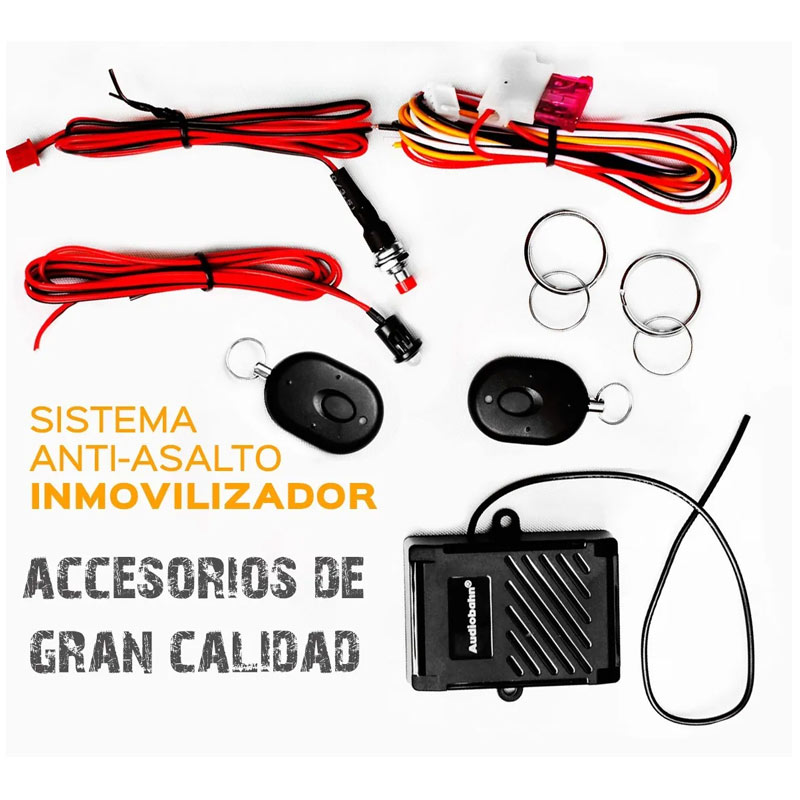 Inmovilizador Audiobahn De Presencia Antiasalto Alarma Carro