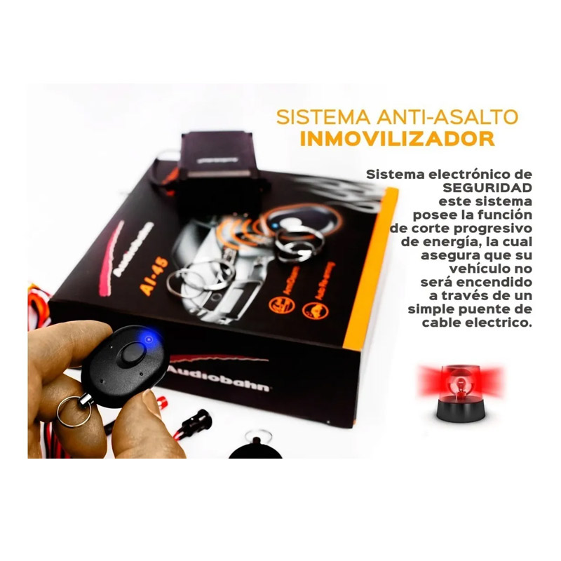Inmovilizador Audiobahn De Presencia Antiasalto Alarma Carro