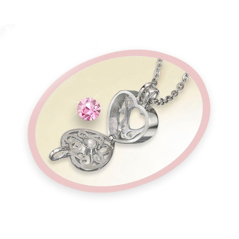 Collar Corazón Ivanna Collection con 7 dijes Swarovski