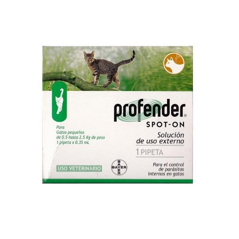 Desparasitante Profender Uso Tópico Gato Pequeño Hasta 2.5kg