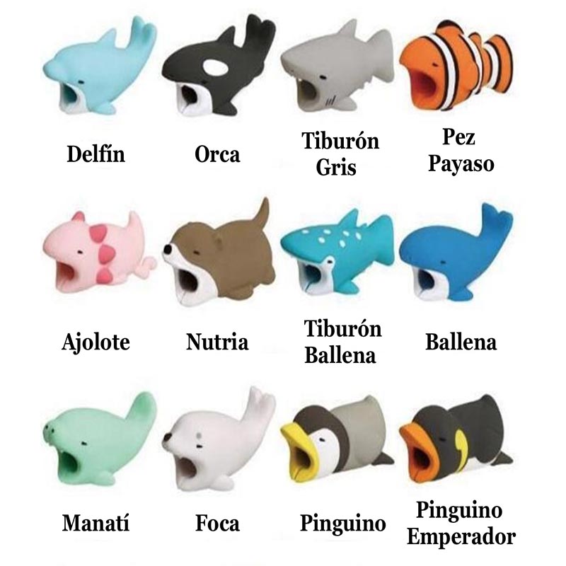 Protector De Conector De Cable Animal Bite 