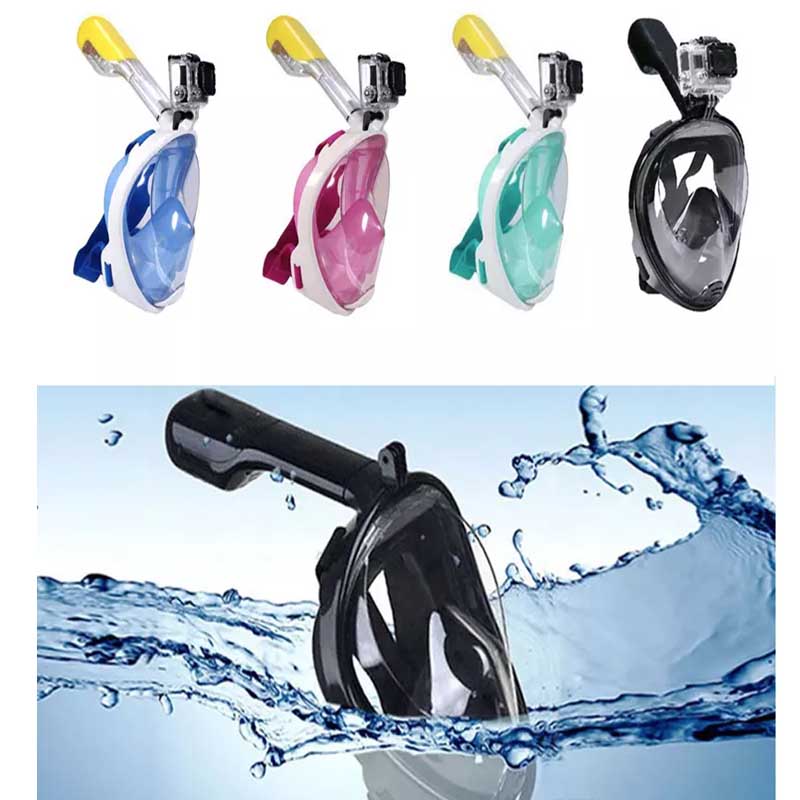 Mascara Snorkel Easybreath Con Adaptador Gopro SJCAM 