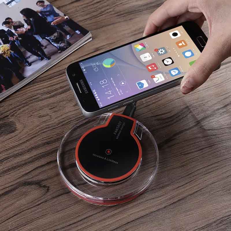 Cargador Inalambrico Qi Slim para Celulares
