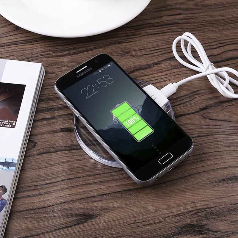 Cargador Inalambrico Qi Slim para Celulares