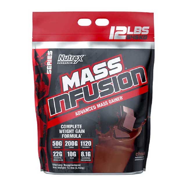 Nutrex Mass Infusion 12Lbs. 19 Serv. - Chocolate