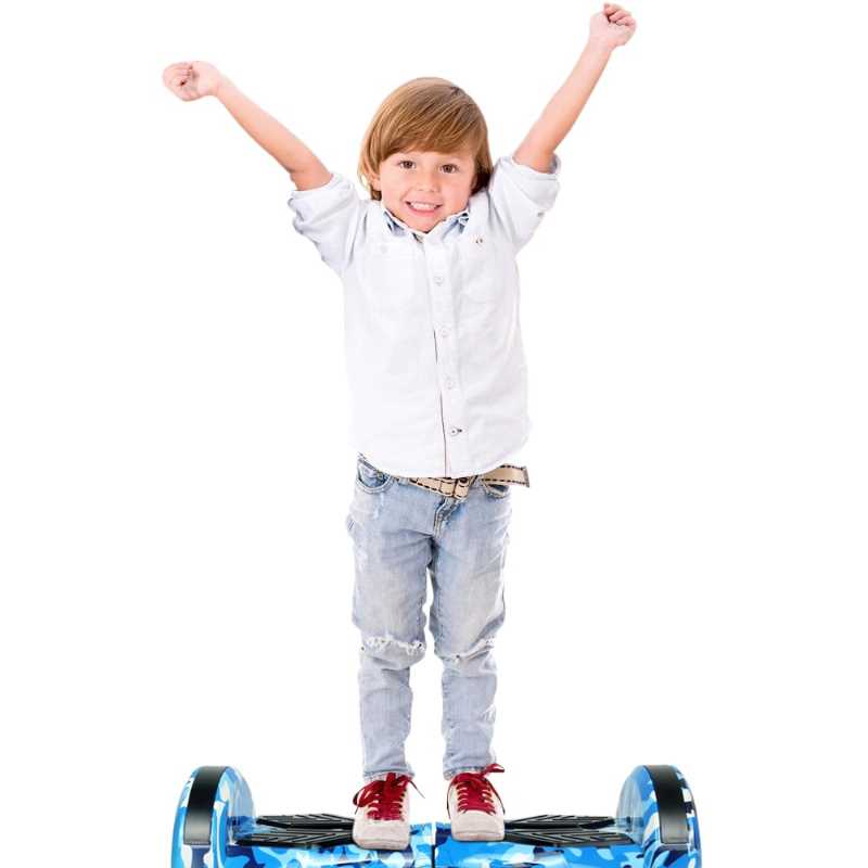 Hoverboard patineta eléctrica para niños y adultos con bocina bluetooth high definition e iluminación led