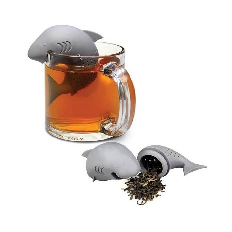 Infusor De Silicon Para Te Tiburon Shark Cocina Bebida 