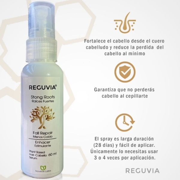 Spray  Reguvia  Para Crecer X3 Barba,ceja Y Cabello Garantizado!