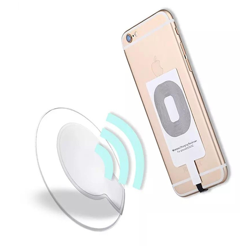 Adaptador Receptor Qi Carga Inalámbrica para iPhone 
