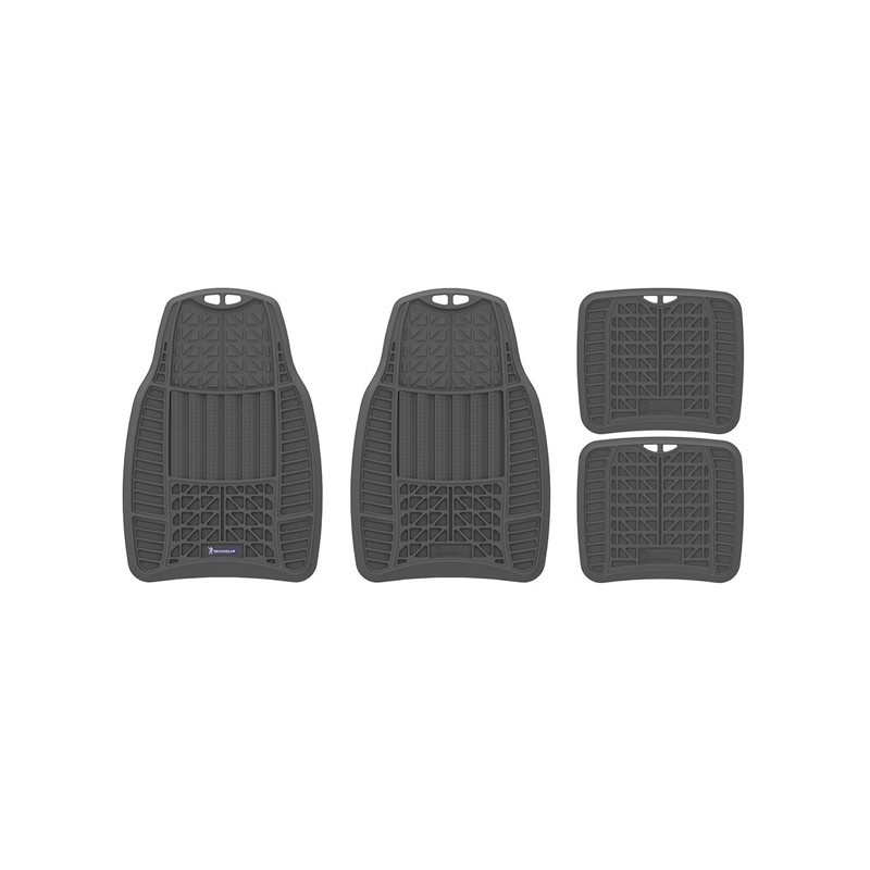Tapete De Hule Para Auto 4 Piezas Michelin 1140254 CST - Gris