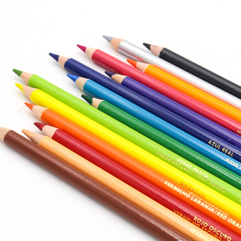 Lapices De Colores Norma Redondos 12+3 Pzas