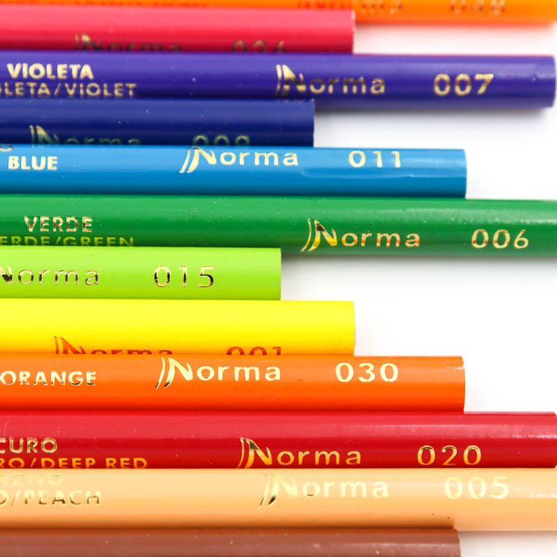 Lapices De Colores Norma Redondos 12+3 Pzas