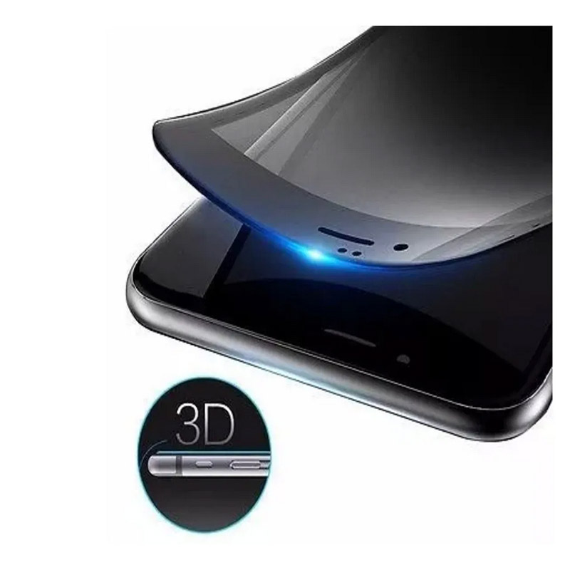 Comprar Cristal Templado 3D IPhone X, IPhone XS Negro - Envio en 24horas