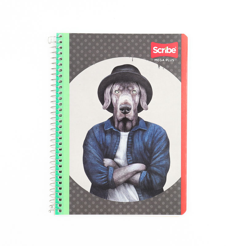 Cuaderno Scribe  Mega Plus Espiral Frances 100h