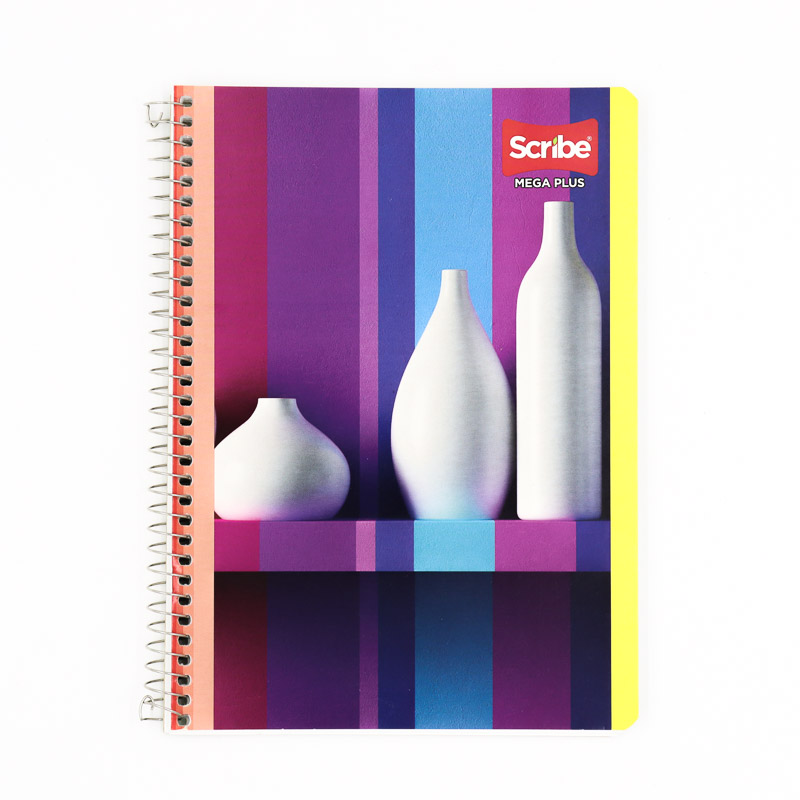 Cuaderno Scribe  Mega Plus Espiral Frances 100h