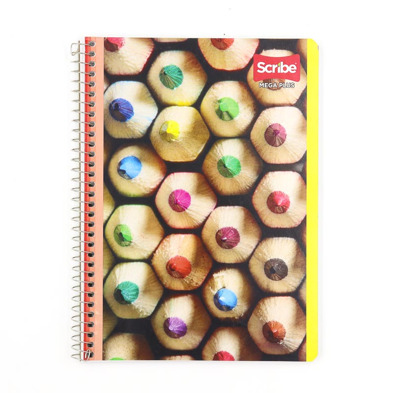 Cuaderno Scribe  Mega Plus Espiral Frances 100h