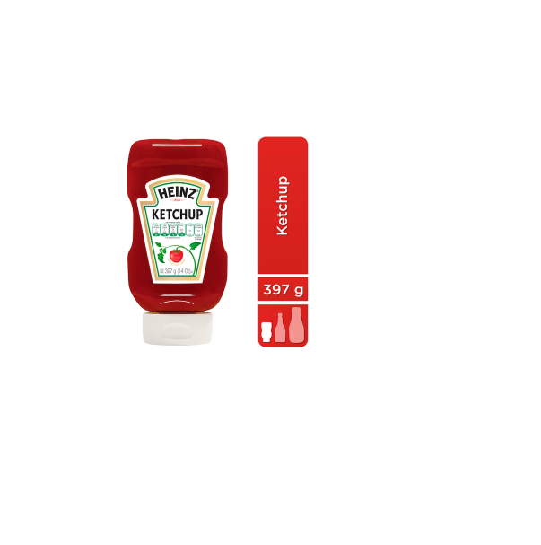 Heinz, Ketchup redpet PAQUETE de 4pzas con 397g c/u.