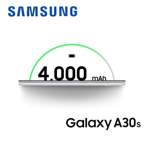 Celular Samsung Galaxy A30s 128GB-4GB Dual Sim Triple Camara - Blanco