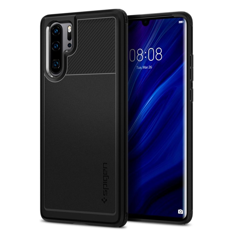 Funda Rugged Armor Negro Matte Huawei P30 Pro Spigen