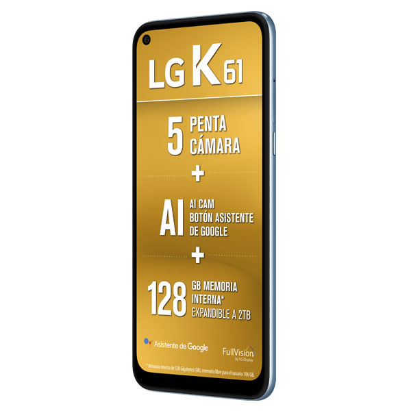 Celular LG LTE LM-Q630HA K61 Color BLANCO Telcel