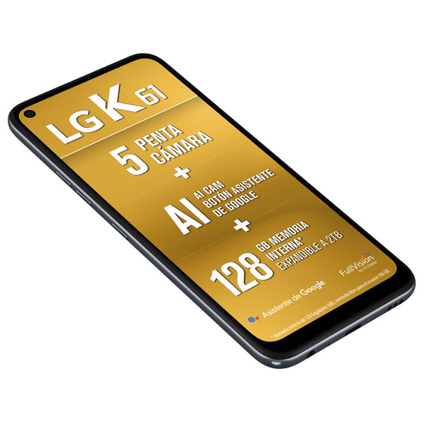 Celular LG LTE LM-Q630HA K61 Color GRIS Telcel