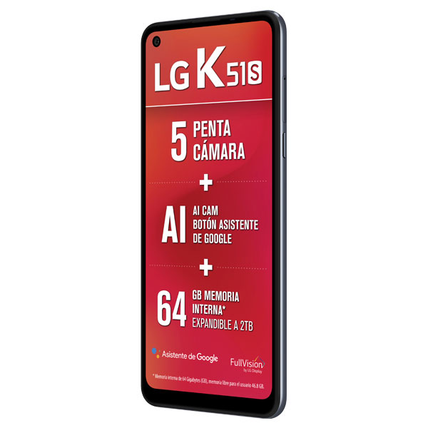 Celular LG LTE LM-K510HM K51S Color GRIS Telcel