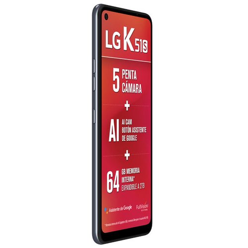 Celular LG LTE LM-K510HM K51S Color GRIS Telcel