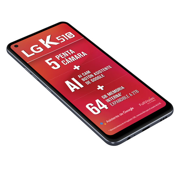 Celular LG LTE LM-K510HM K51S Color GRIS Telcel
