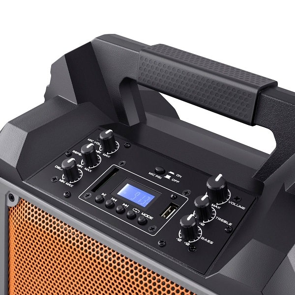 Amplificador Bluetooth Portátil 900W PMPO Batería Recargable Steren