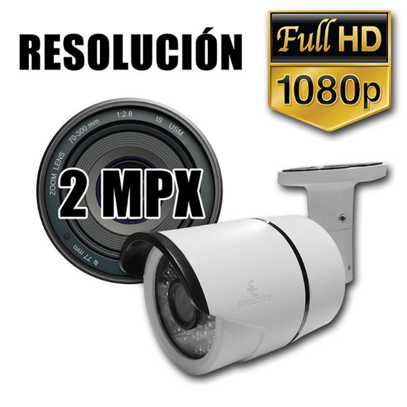 Camara Ip 1080p Wifi Inalambrica Bullet Video Hd 2 Megapixeles Cctv Onvif