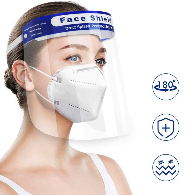 Protector Facial Escolar 10-Pack protección contra salpicaduras Escudo Facial Original