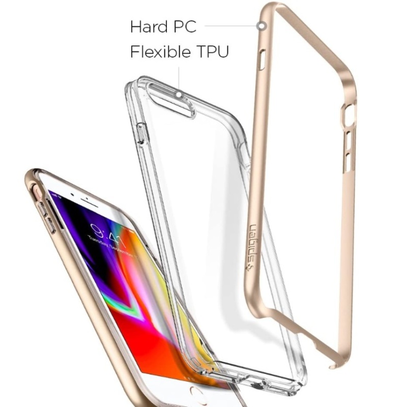 Funda Neo Hybrid Crystal Dorado Iphone 8/7 Plus Spigen