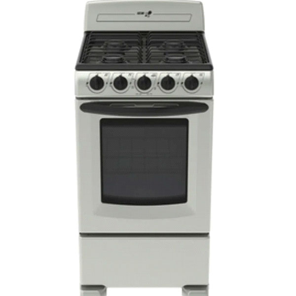 Estufa De 4 Quemadores Iem De Mabe Gris Ei5020baps0