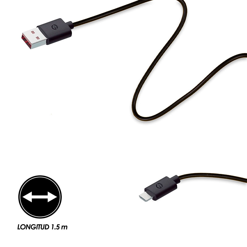 CABLE USB 2.0 GETTTECH NEGRO (JL-3510)