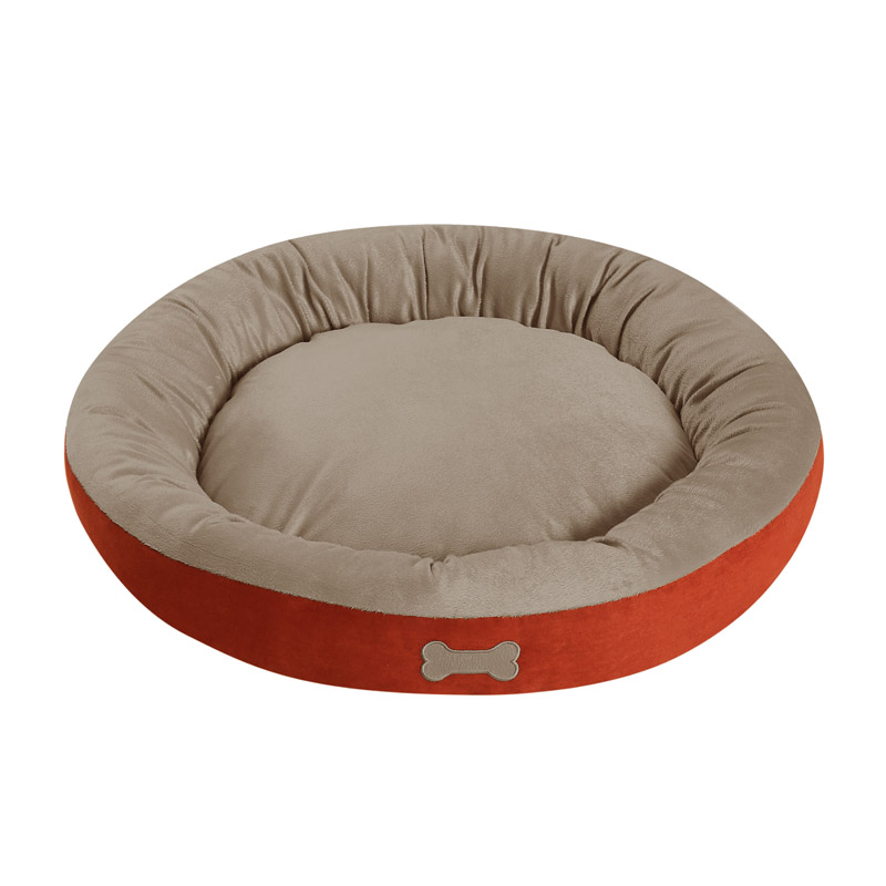 Cama Circular Para Mascotas (Perro, Gatos), Sumamente Cómoda Y Suave, Lavable Y Resistente A Las Manchas. Marca Barks & Bones